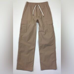 Vuori Birch Cargo Pants Women's Size XS Beige Wide-Leg Drawstring
